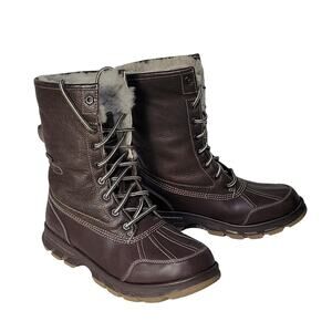 Marc Ecko Grierson Keyston All-Weather Leather Boots Men's 8